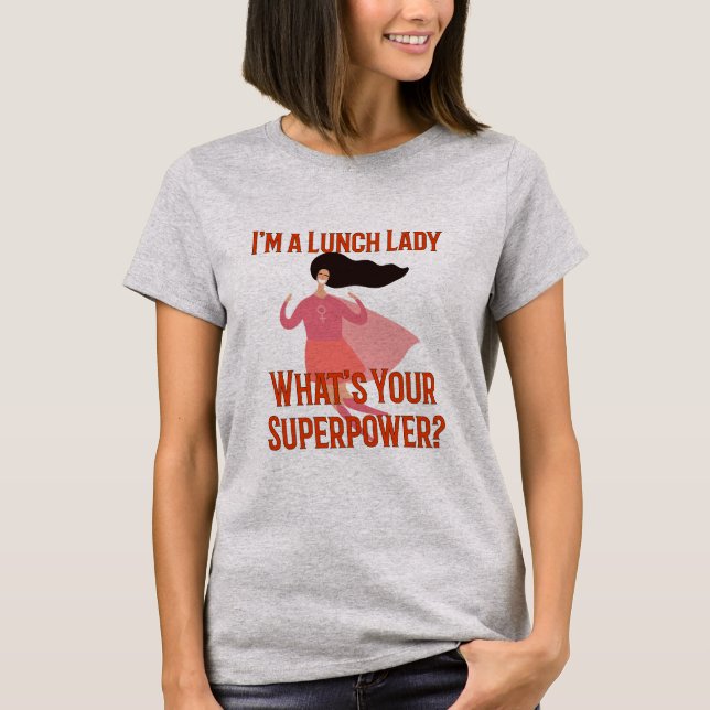 T-shirt Im Madame de déjeuner ce qui est la votre (Devant)