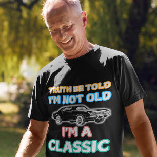 T-shirt "I'm Not Old, I'm A Classic" 1968 Homme Camaro