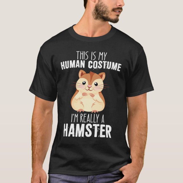 T-shirt I'm really a hamster  2 (Devant)