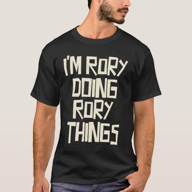 T-shirt I'm Rory doing Rory things (Devant)