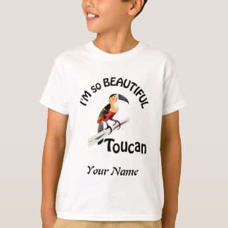 T-SHIRT IM SI BEAU TOUCAN COLORÉ PERSONNALISÉ