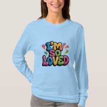 I'm So Loved Graffiti Tag in Light Pink Brick