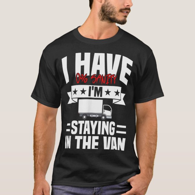 T-shirt I'm Staying In Tha Van Phasmophobia Funny Gamer Me (Devant)