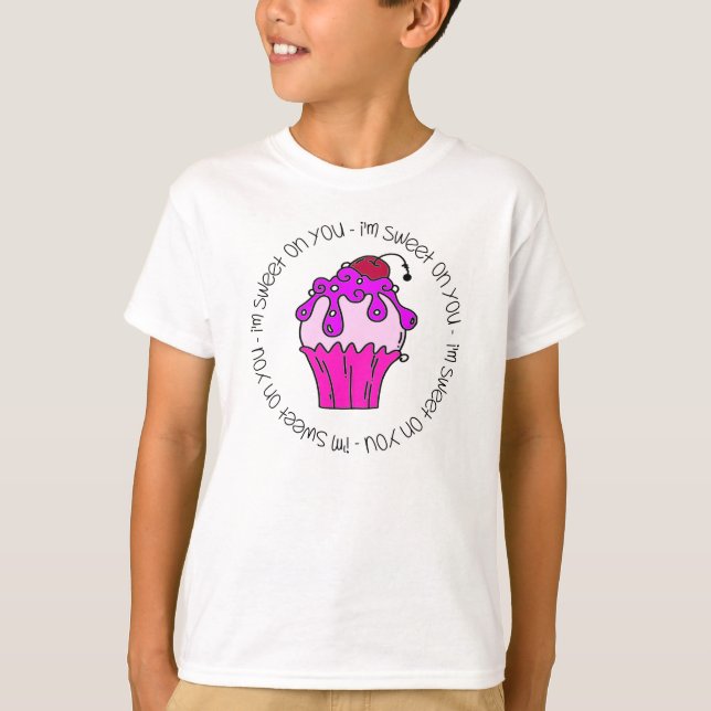 T-shirt I'm Sweet on You Valentine (Devant)