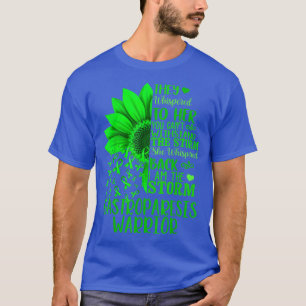 T-shirt Im Tempête Forte Gastroparesis Guerrier Sunflowe