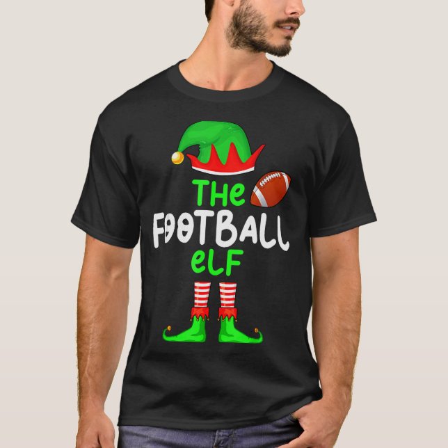 T-shirt I'm The American Football Elf Christmas Matching P (Devant)