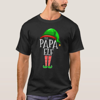 T-shirt I'm the Papa Elf Christmas Matching Family Group