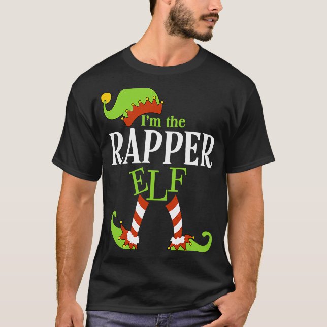 T-shirt I'm The RAPPER Elf Family Group Matching PJ Christ (Devant)