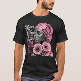 T-shirt Im The Storm Black Women Breast Cancer Awareness M