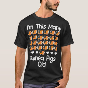 T-shirt Im This Many cobayes Anniversaire vieux 25 ans