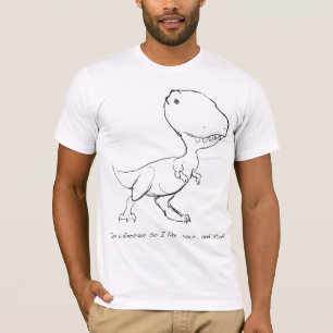 T-shirt Im un dinosaure