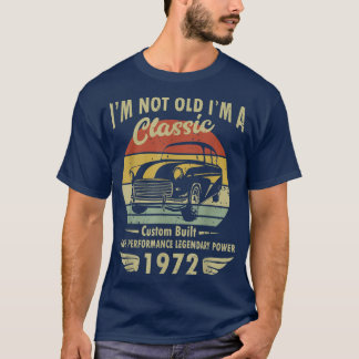 T-shirt Im Voiture Classique 50e Anniversaire Cadeau 50 An