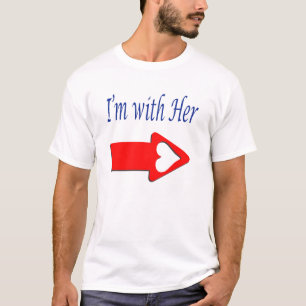 T-shirt "I'm With Her" pour les hommes