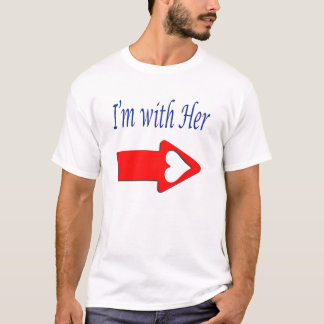 T-shirt "I'm With Her" pour les hommes