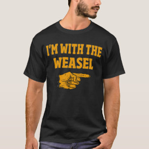 T-shirt I'm With The Weasel Funny Couple Halloween Costume