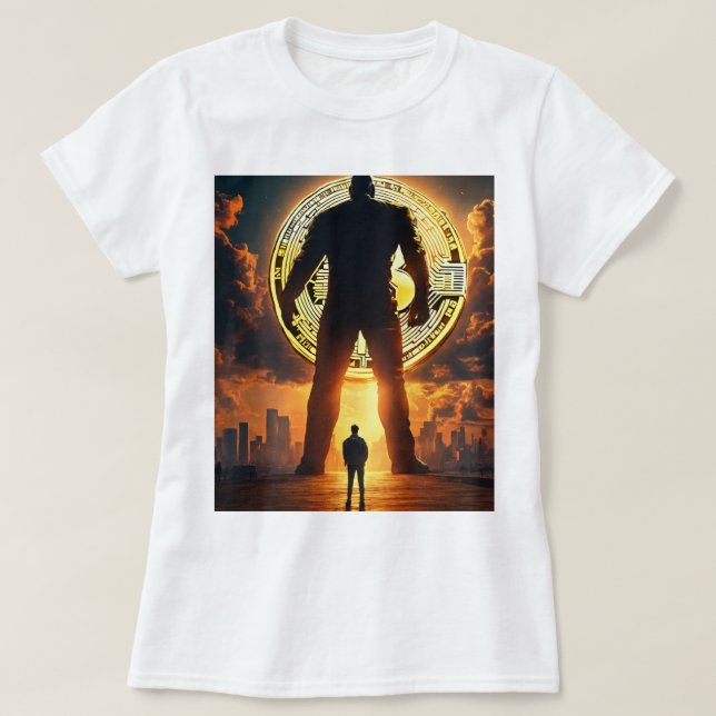 T-shirt Image Bitcoin (Design devant)