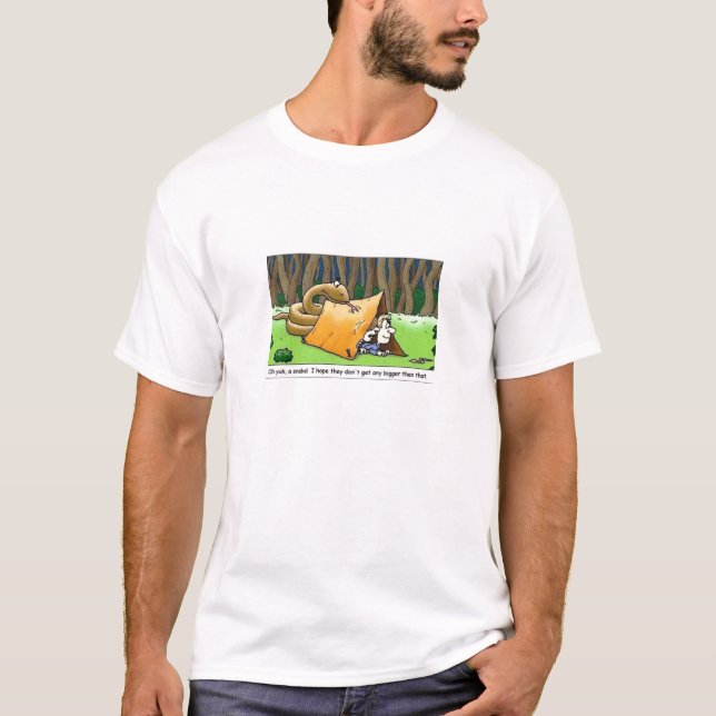 T-shirt image de bande dessinée d'amusement (Devant)