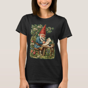 T-shirt Image de carte postale ancienne - NAINES DE JARDIN