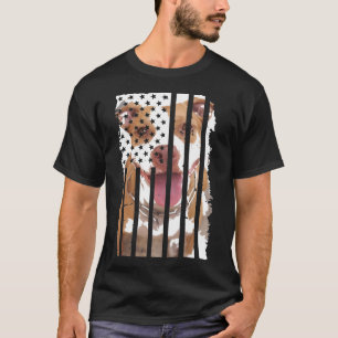 T-shirt Image de Chien à molette Puppy American Us