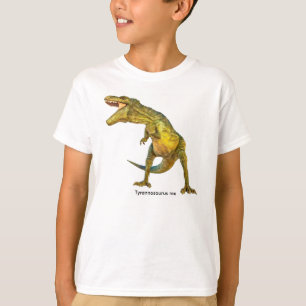 T-shirt Image de dinosaure pour Enfants-Sweatshirt-Blanc