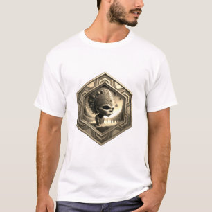 T-shirt Image de fantaisie extrême d'un alien dans une pis