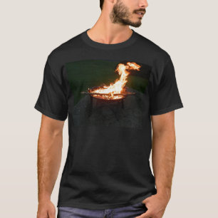 T-shirt Image de feu de mine du feu