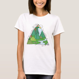 T-shirt Image de forêt