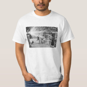T-shirt Image de l'électricité de laboratoire de Nikola
