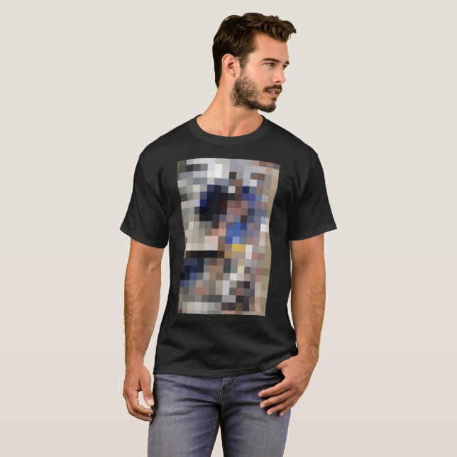 T-shirt Image de Pixelated (Devant entier)