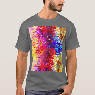 T-shirt Image de séquences métalliques colorées LookDisco