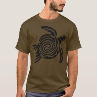 T-shirt Image de tortue de mer tirée à la main