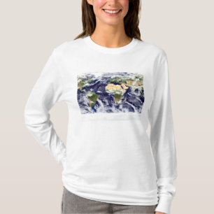 T-shirt image de Vrai-couleur de la terre entière