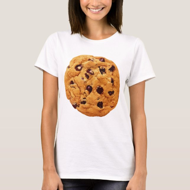 T-shirt Image du biscuit à base de chips au chocolat (Devant)