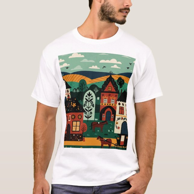 T-shirt Image d'un conte de fées (Devant)