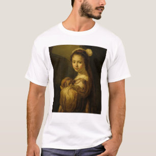 T-shirt Image d'une jeune fille