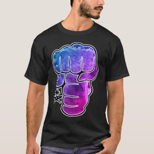 T-shirt Image GUAM RUN 671 Latte Stone Hands
