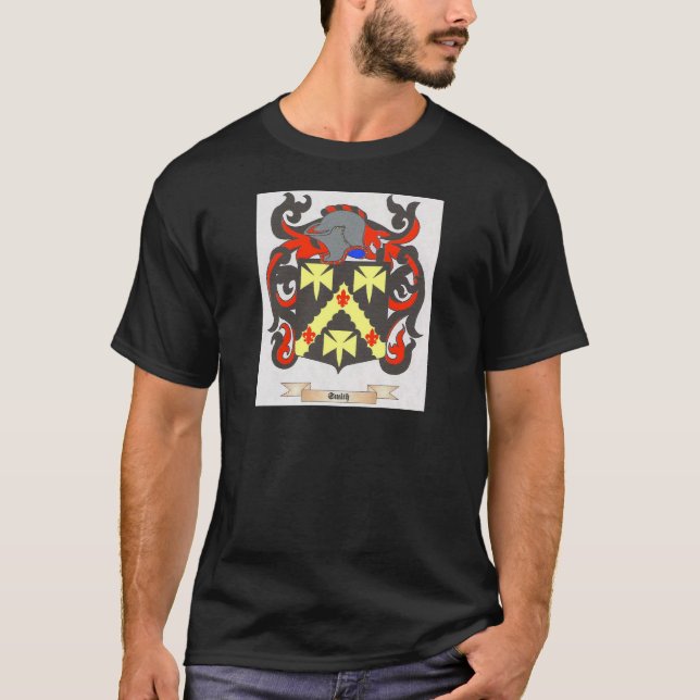 T-shirt Image héraldique de crête de famille de Smith à (Devant)