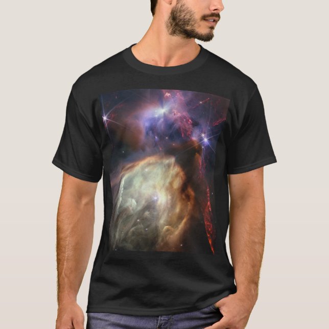 T-shirt Image JWST des étoiles de Rho Ophiuchi (Devant)