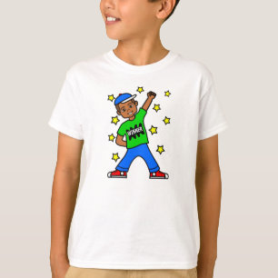 T-shirt Image mignonne de gagnant de garçon de bande