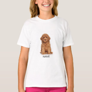 T-shirt Image photo personnalisée et texte de nom