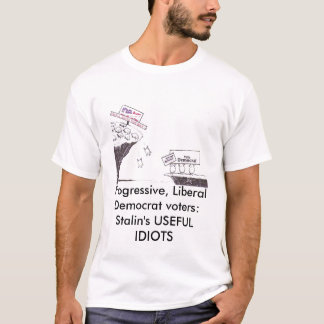 T-shirt image, progressif, électeurs de libéral démocrate