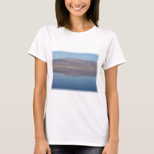 T-shirt Image retournée de lac walker