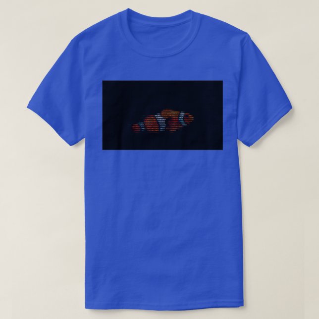 T-shirt Image texte de l'ordinateur Clown Fish (Design devant)
