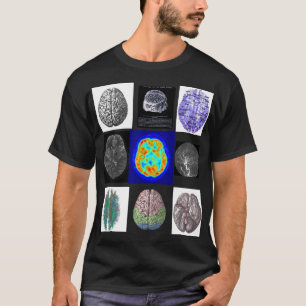 T-shirt Images de cerveau