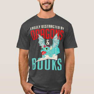 T-shirt Imaginaire Animal Bookworm Bibliothécaire Lecture