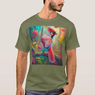 T-shirt Imaginaire Birds Homme Cardinal