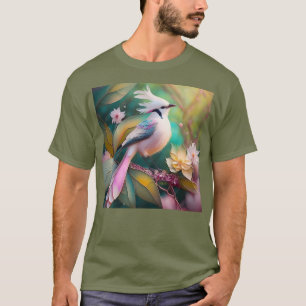 T-shirt Imaginaire blanc crêpé à queue blanche Jay
