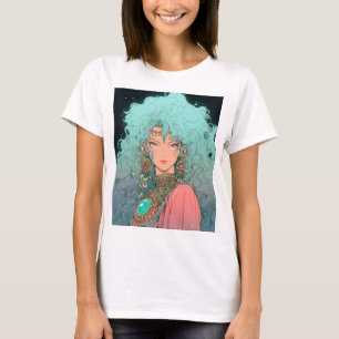 T-shirt Imaginaire Bohème esthétique Anime Girl