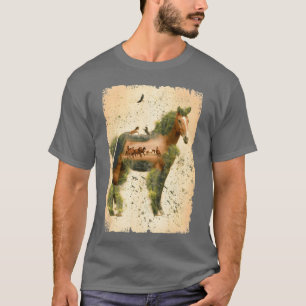T-shirt Imaginaire Cheval Nature Mystique Animal girl