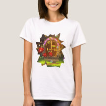 T-shirt Imaginaire coloré avec portes ouvertes Fer